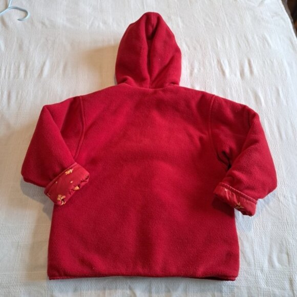 Gymboree girls medium (no size tag) Vintage Autumn Berries reversible jacket - Picture 2 of 8